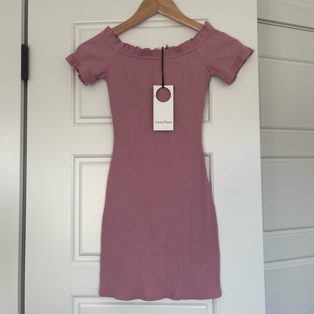 (NWT) Privacy Please off the shoulder dress